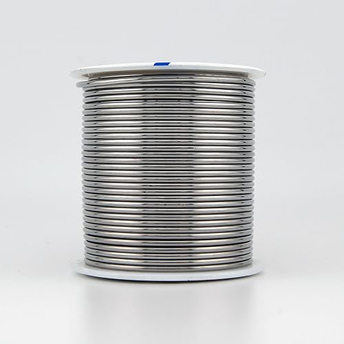 Miniatura 10 de Soldadura 60-40 de estaño plomo núcleo de colofonia alambre de soldadura para soldadura eléctrica 0.032 pulgadas, 1 libra (0.031 in  16.01 oz)