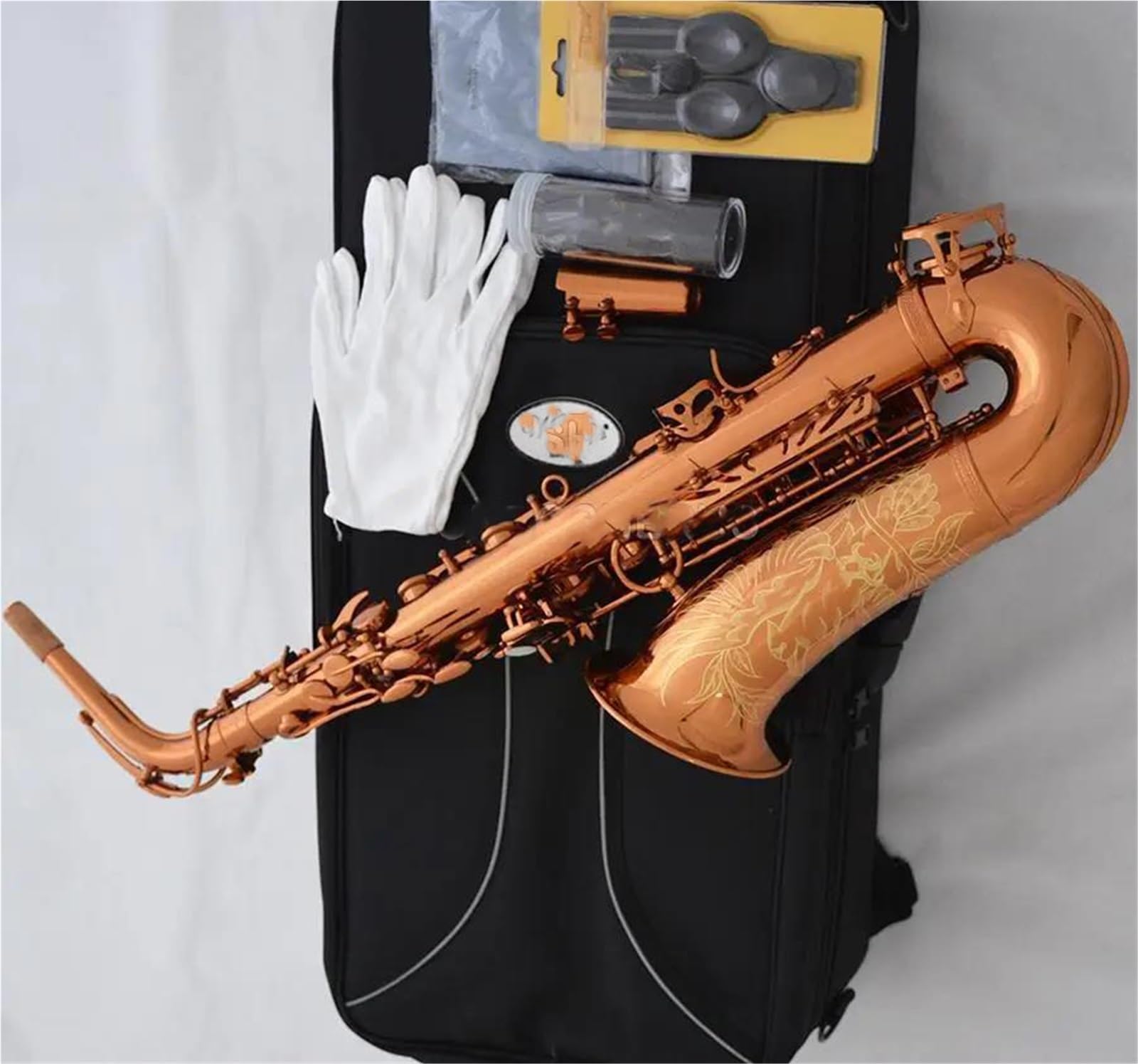 Saksofon Altowy Dark Gold Instrumenty Dęte Blaszane Saksofon