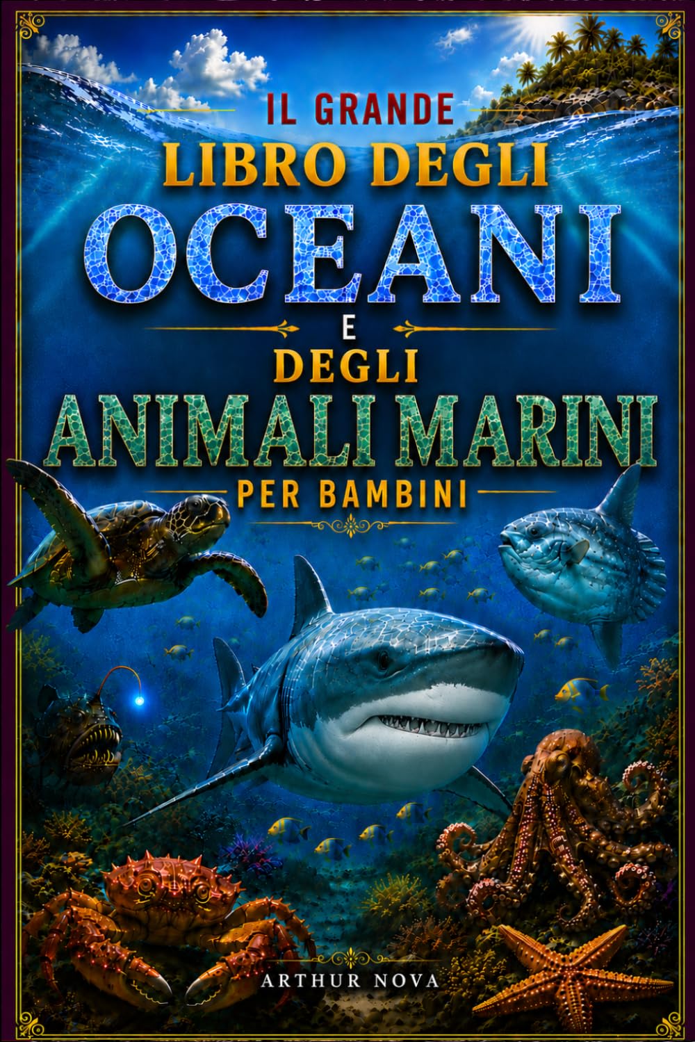 IL GRANDE LIBRO DEGLI OCEANI E DEGLI ANIMALI MARINI PER BAMBINI: Fatti Affascinanti, Scoperte Incredibili e Le Più Sorprendenti Meraviglie del Mondo Sottomarino