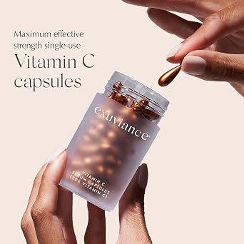 EXUVIANCE Vitamin C Serum Maximum Effective Strength Single-use Capsules, 60 ct.