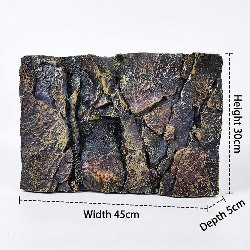 Fondo de Acuario de Roca, Material de Roca, Reemplazo, Decoración Moderna para El Hogar, Fondo de Hábitat de Reptiles para