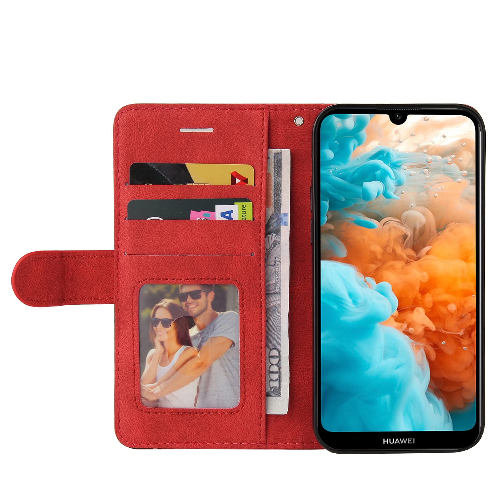 Manyip Custodia e Cover per Huawei Nova 6SE,Custodia a Portafoglio in Pelle con Supporto per Huawei Nova 6SE,Un Gran Numero di Slot per schede, Custodia con Slot per schede