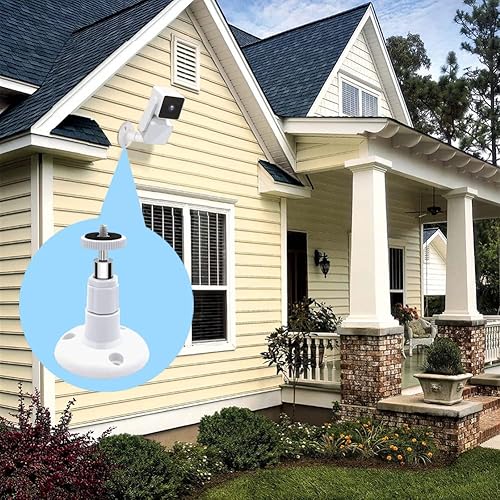 Miniatura 5 de Soporte de pared para Wyze Cam Pan V3 y Wyze Cam V3 y Wyze Cam al aire libre, paquete de 3 soportes de montaje de pared ajustables giratorios de 360