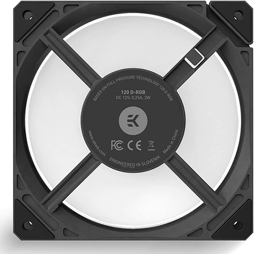Miniatura 2 de EKWB Ventilador EK-Loop FPT de 4.724 in, 550-2300 RPM, RGB digital, negro