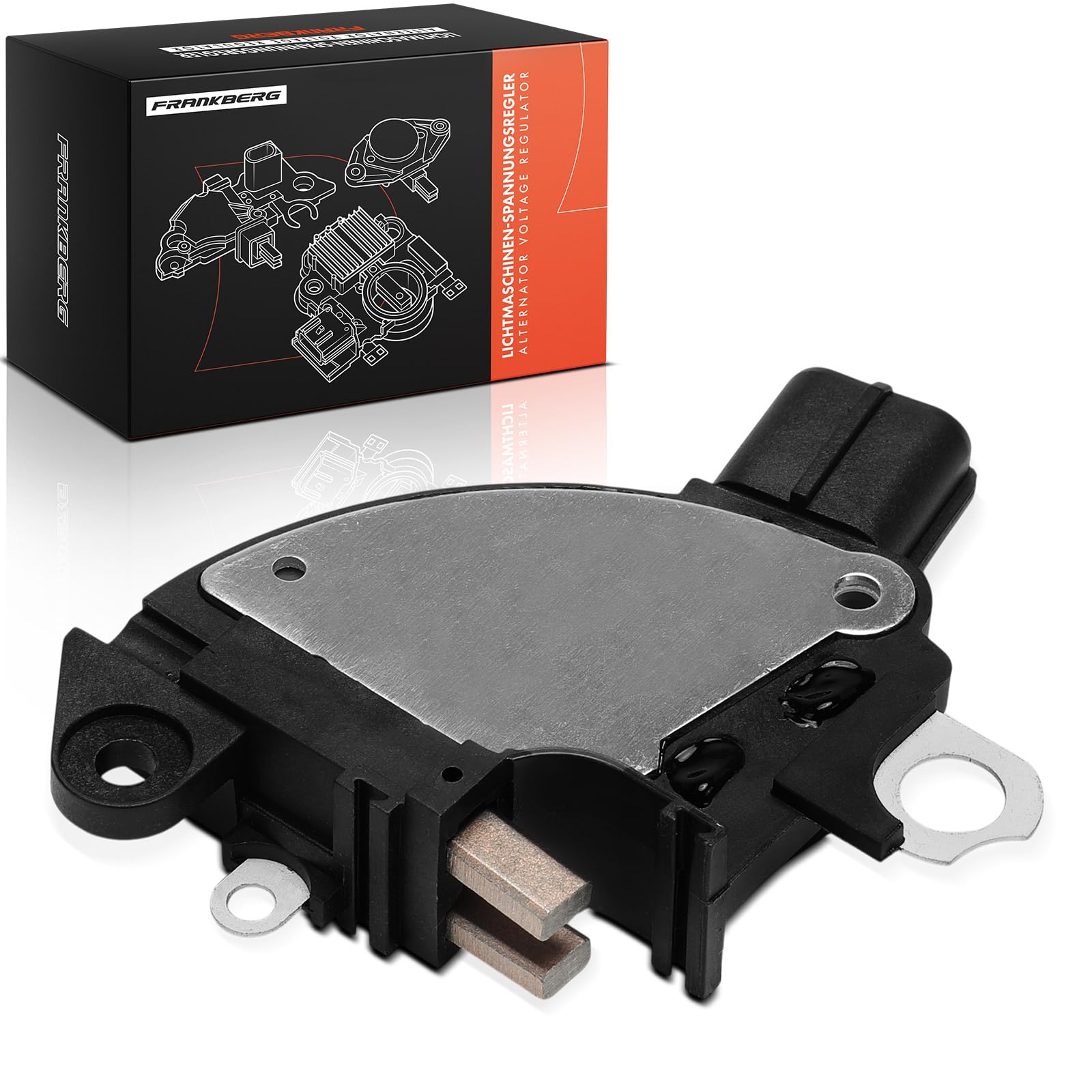Frankberg Regulador de alternador regulador de generador 3 polos | Compatible con: Torneo Focus II DA DS FFS, Focus II Saloon DB DH FCH, Focus II DA DP HCP, Enfoque DAW DBW