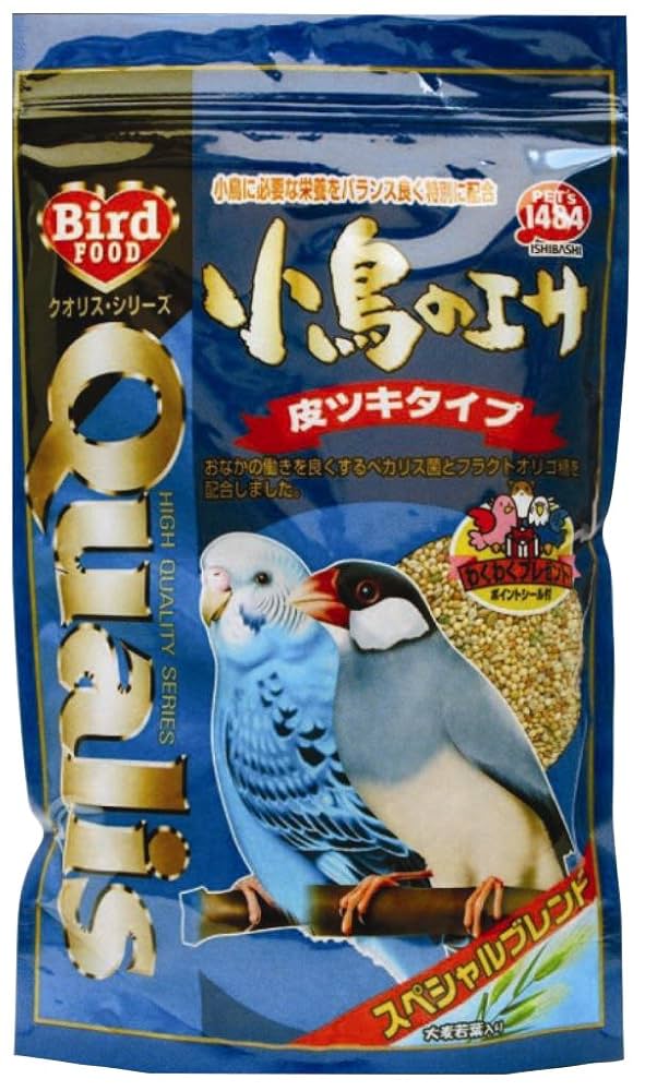 小鳥のエサ 皮ムキタイプ 550g 12袋 Amazon.co.jp: クオリス スペシャルブレンド小鳥のエサ(皮