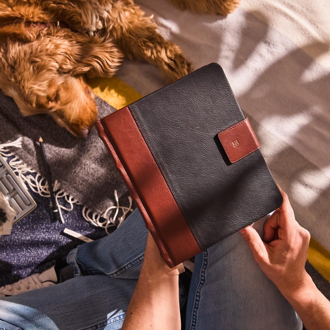 Amazon.co.jp: Leatherpressの高級レザースケッチブック、ハードカバー