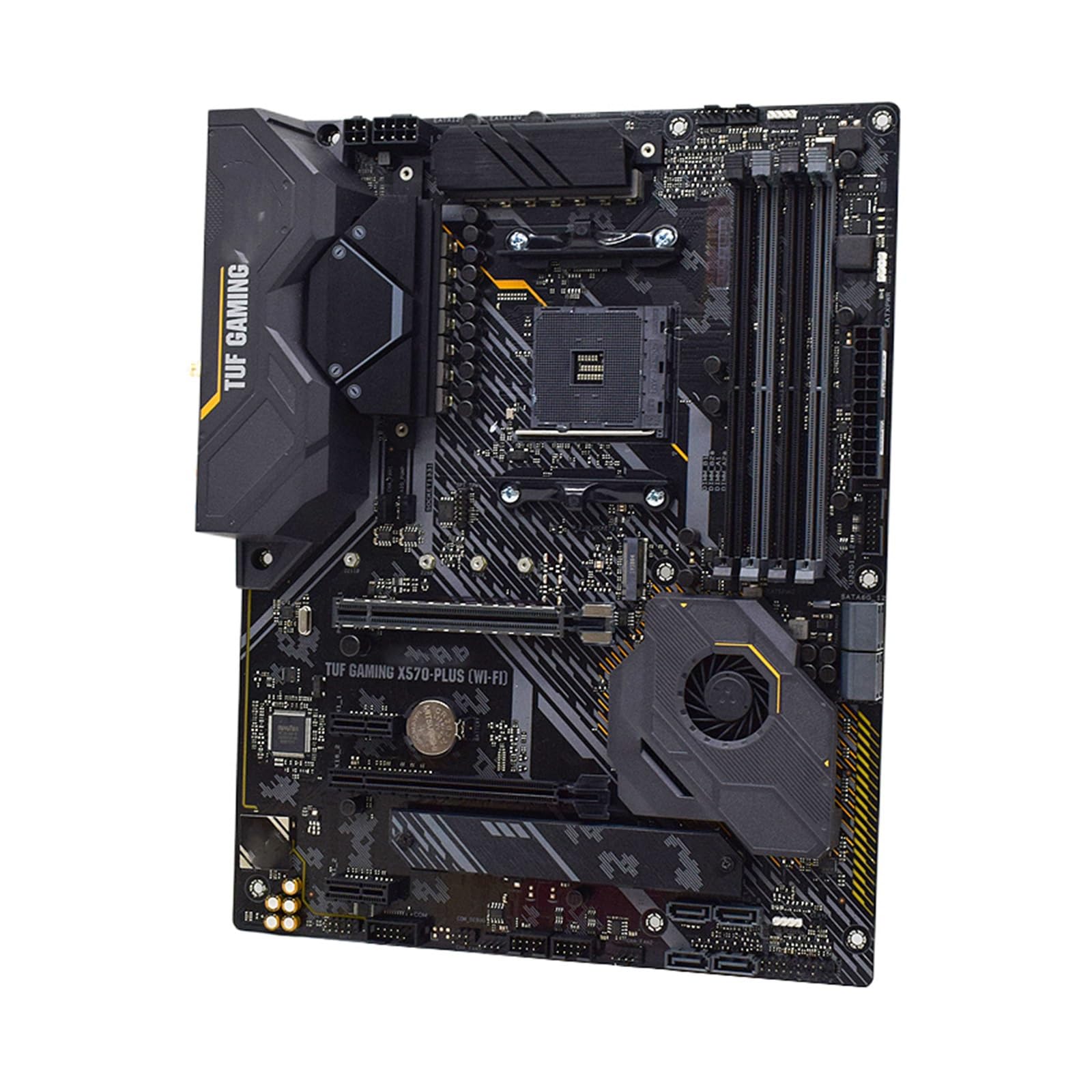 Carte Mere Carte mère Fit for ASUS TUF Gaming X570-Plus (WI-FI) Compatible avec Les processeurs AM4 R5 5600X, R7 5700X3D et R9 5900X, chipset X570, DDR4, Format ATX