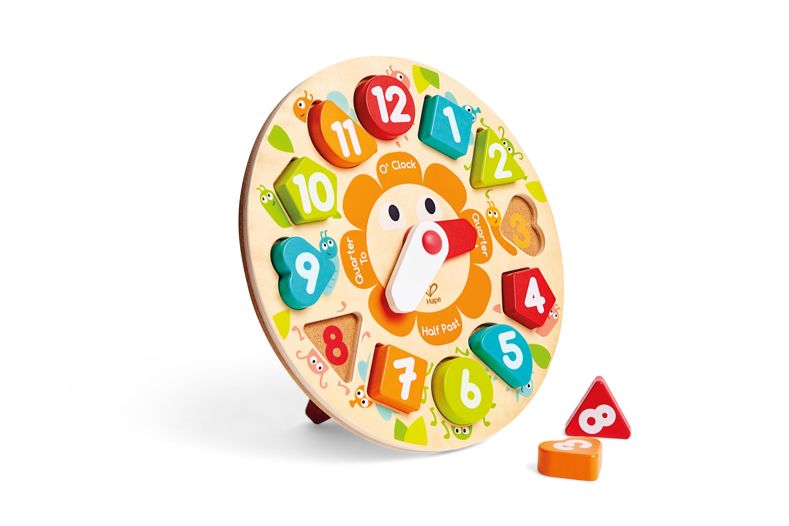 Amazon.co.jp: Hape(ハペ) 時計パズル E1622A : おもちゃ