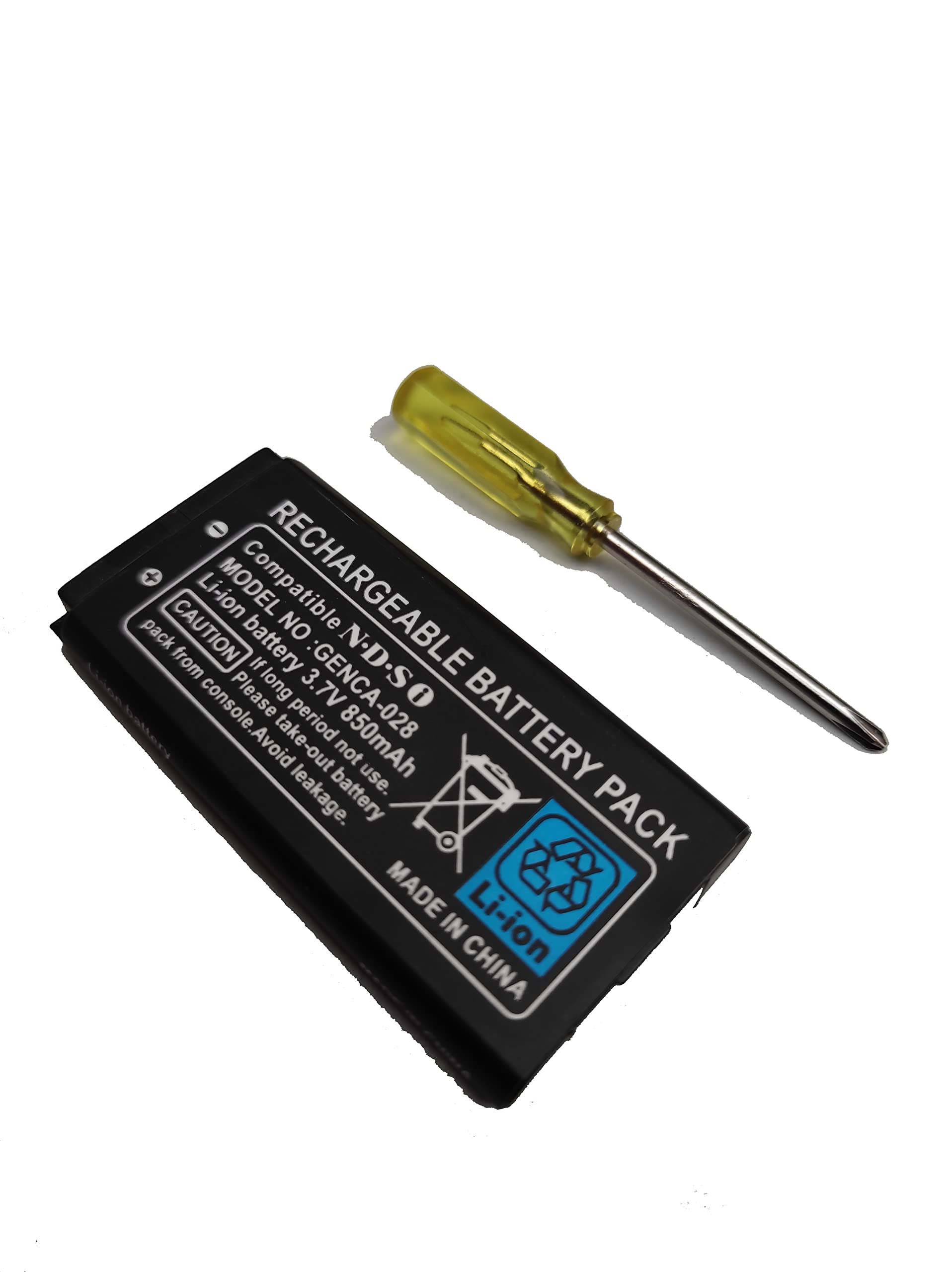 Link-e : Bateria Recargable de Repuesto de 3,7V 850mAh Compatible con la Consola de Juegos Nintendo DSI