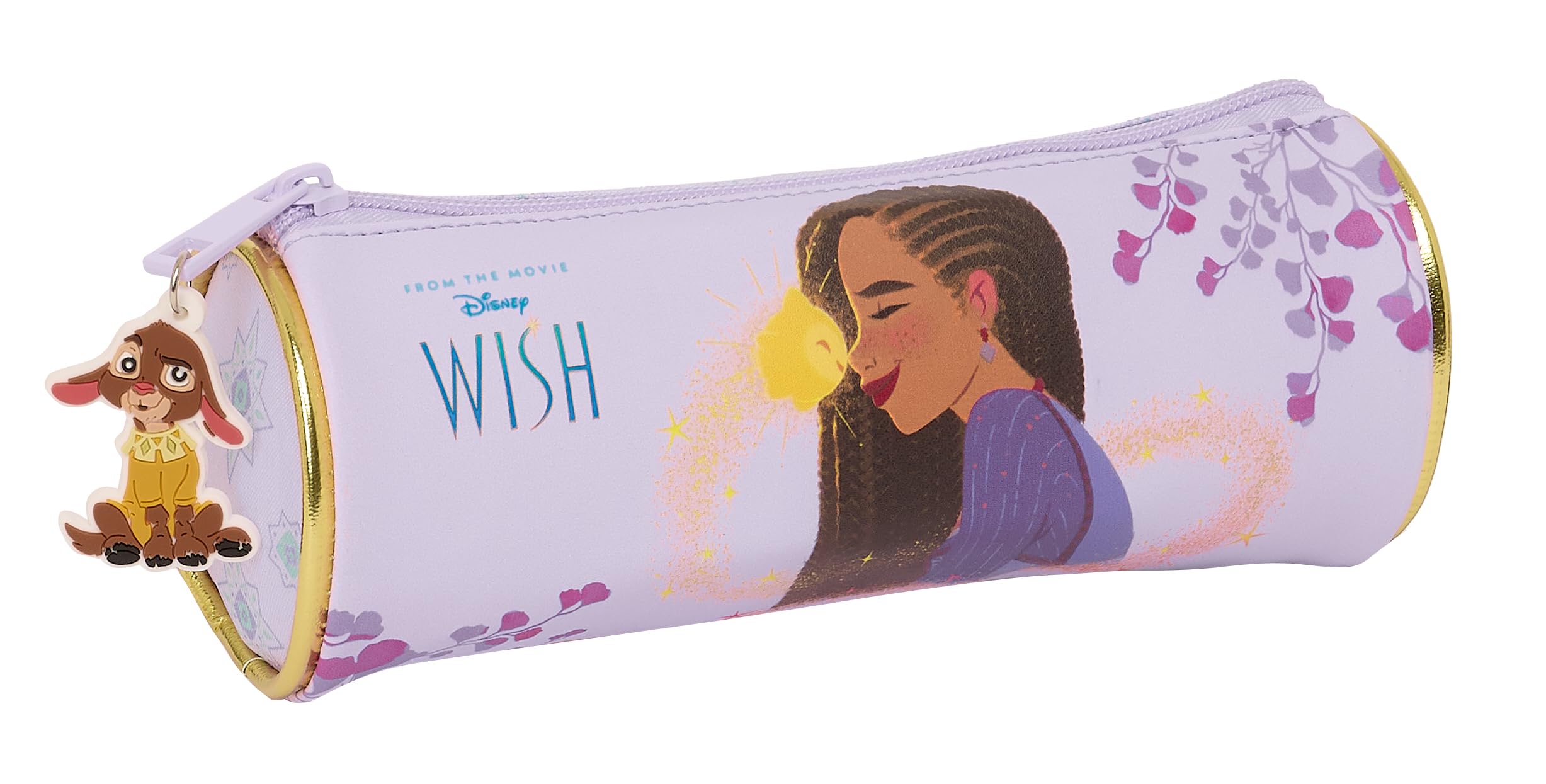 Safta Wish, Round School Pencil Case, Children's Pencil Case, Ideal for Children from 5 to 14 Years