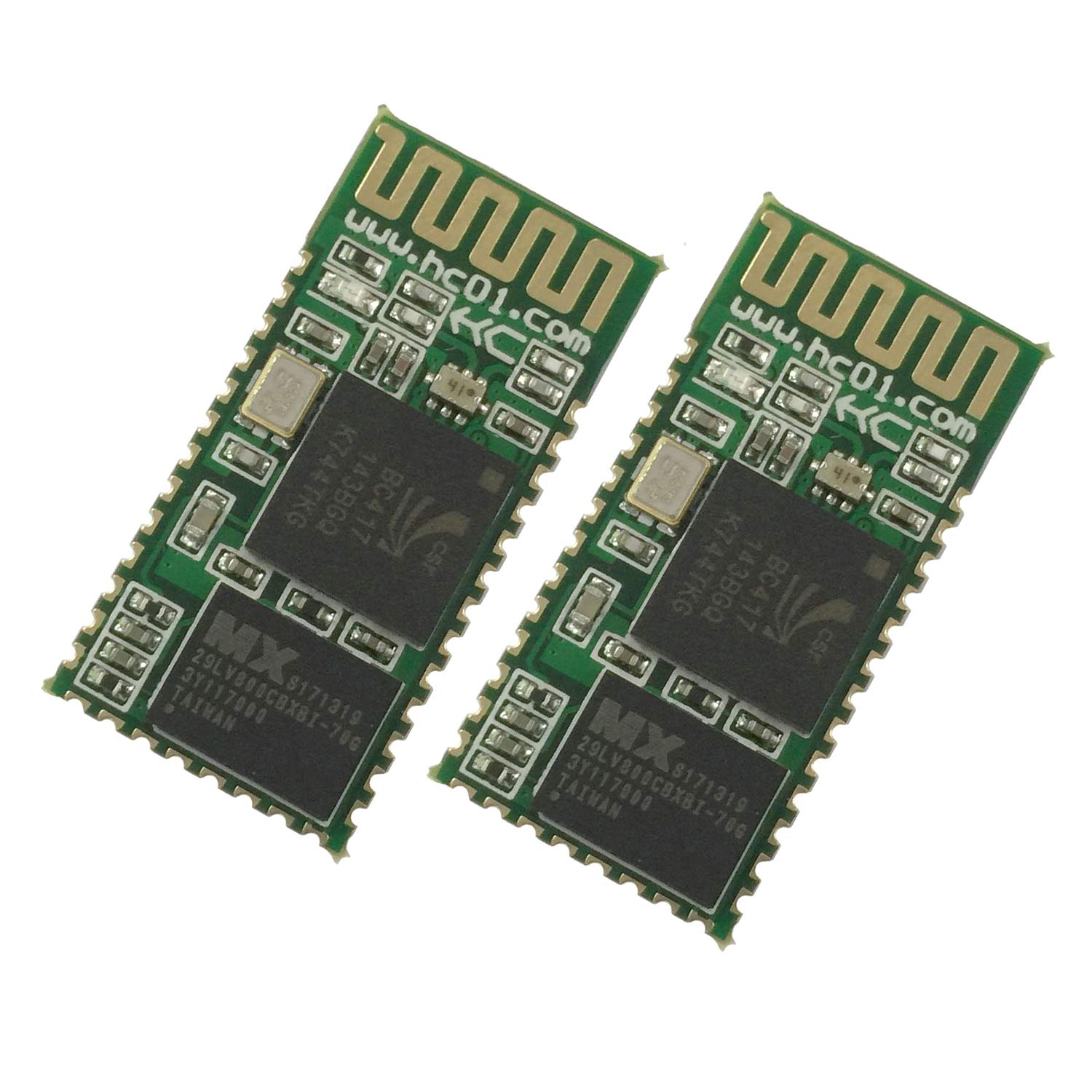 Sunhokey 2pcs HC-06 Bluetooth Serial Port Digital Transmission Module Master-Slave Mode Wireless Bluetooth Receiving Module
