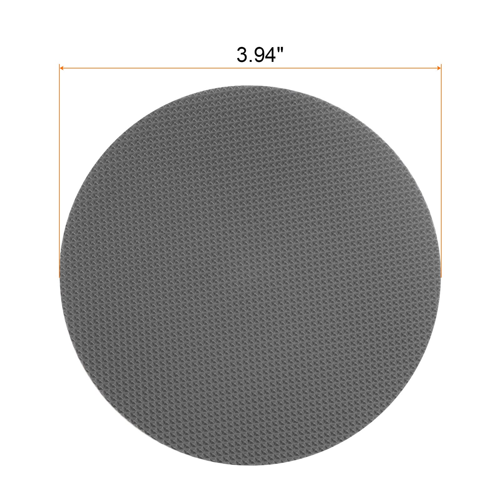 sourcing map 20 Stück Antirutsch Pads Duschmatte, 10 cm Rutschmatte rutschfest Badewanne Aufkleber Dusche Rund Stil Abziehbilder für Bad Küche Stufen Treppe, Grau