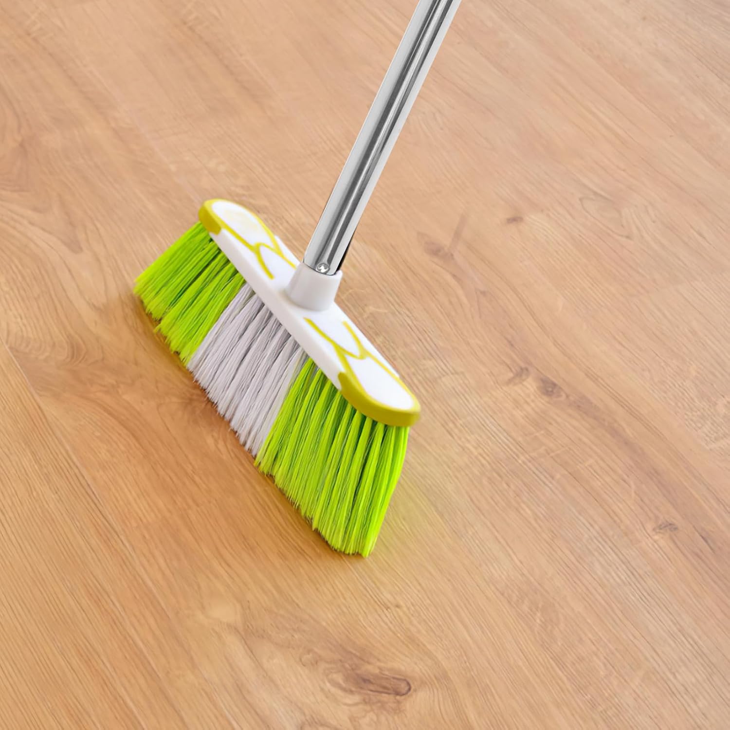 Uonlytech Broom Handle Replacement 22mm Stainless Steel Metal Stick Floor Cleaning Sweeping Broom Handle Home and Commercial Use Random Color Random Color
