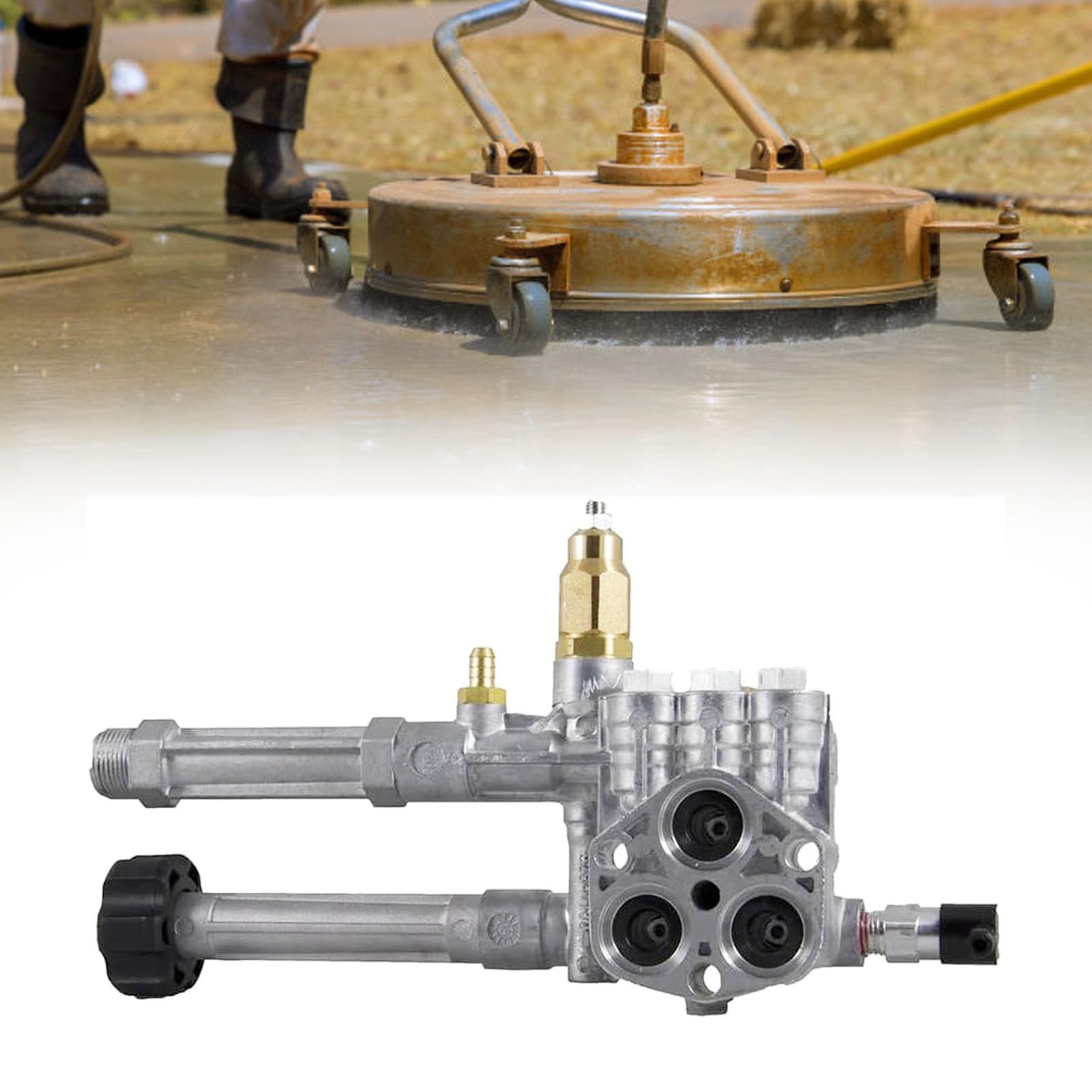 Hochdruckreiniger-Pumpenkopf Ersatz für Troy Bilt SRMW2.2G26 RMW2.2G24 2,2 GPM Pumpe