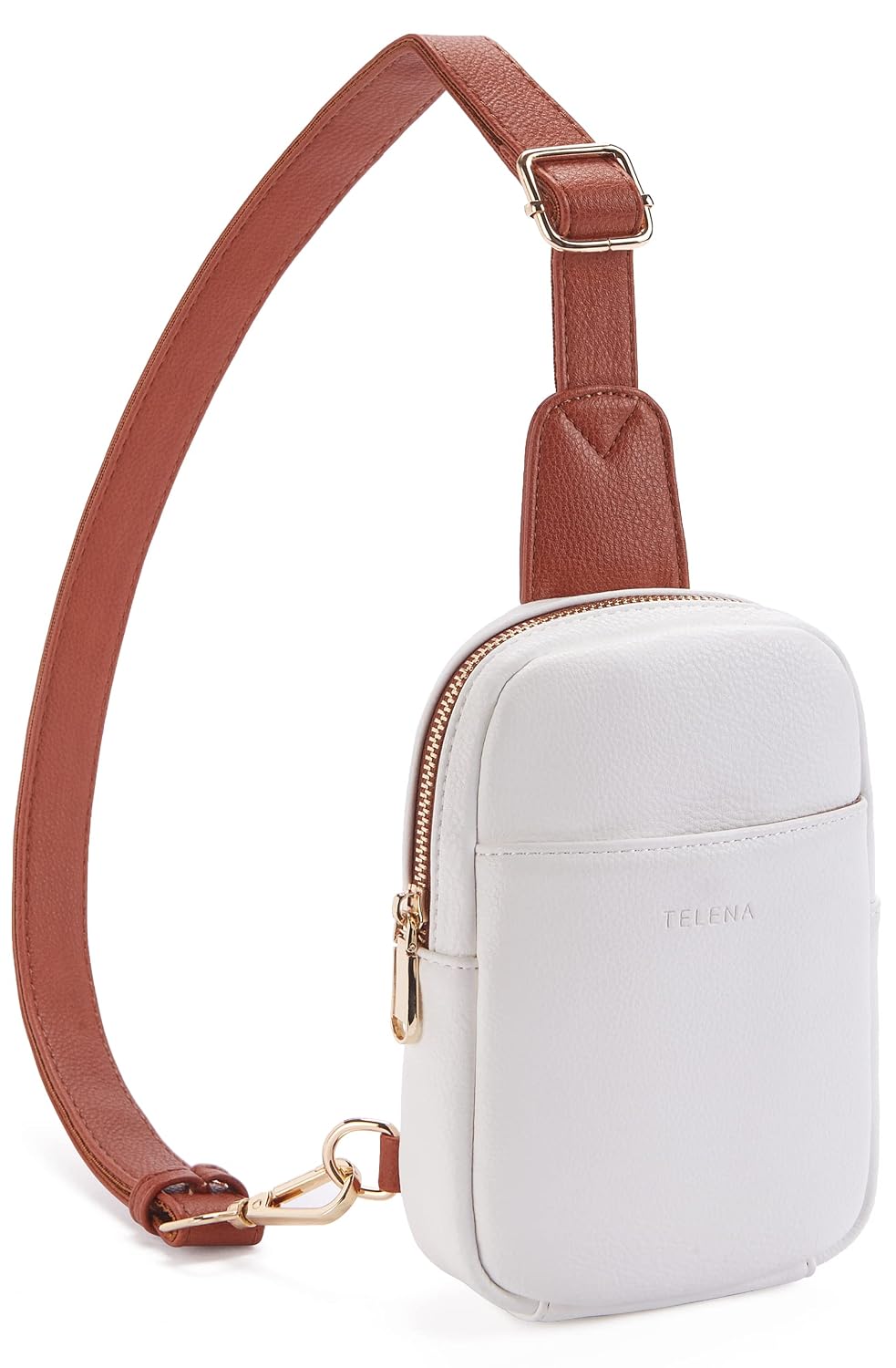 Telena Crossbody Bag, Leather Sling - Image 8