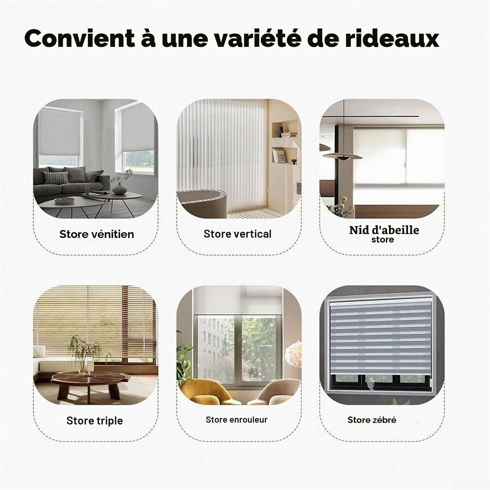 MObyat Ouvre-Porte Intelligent Motorisé pour Stores À Enrouleur À Chaîne, Moteur Intelligent pour Rideaux À Cordon avec Télécommande Et Commande Vocale, Réglage L'heure, Mémoire Coupure Courant