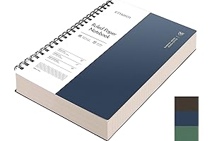 EMSHOI A4 Spiral Notebook: Tear-Away Convenience for Seamless Note-Taking