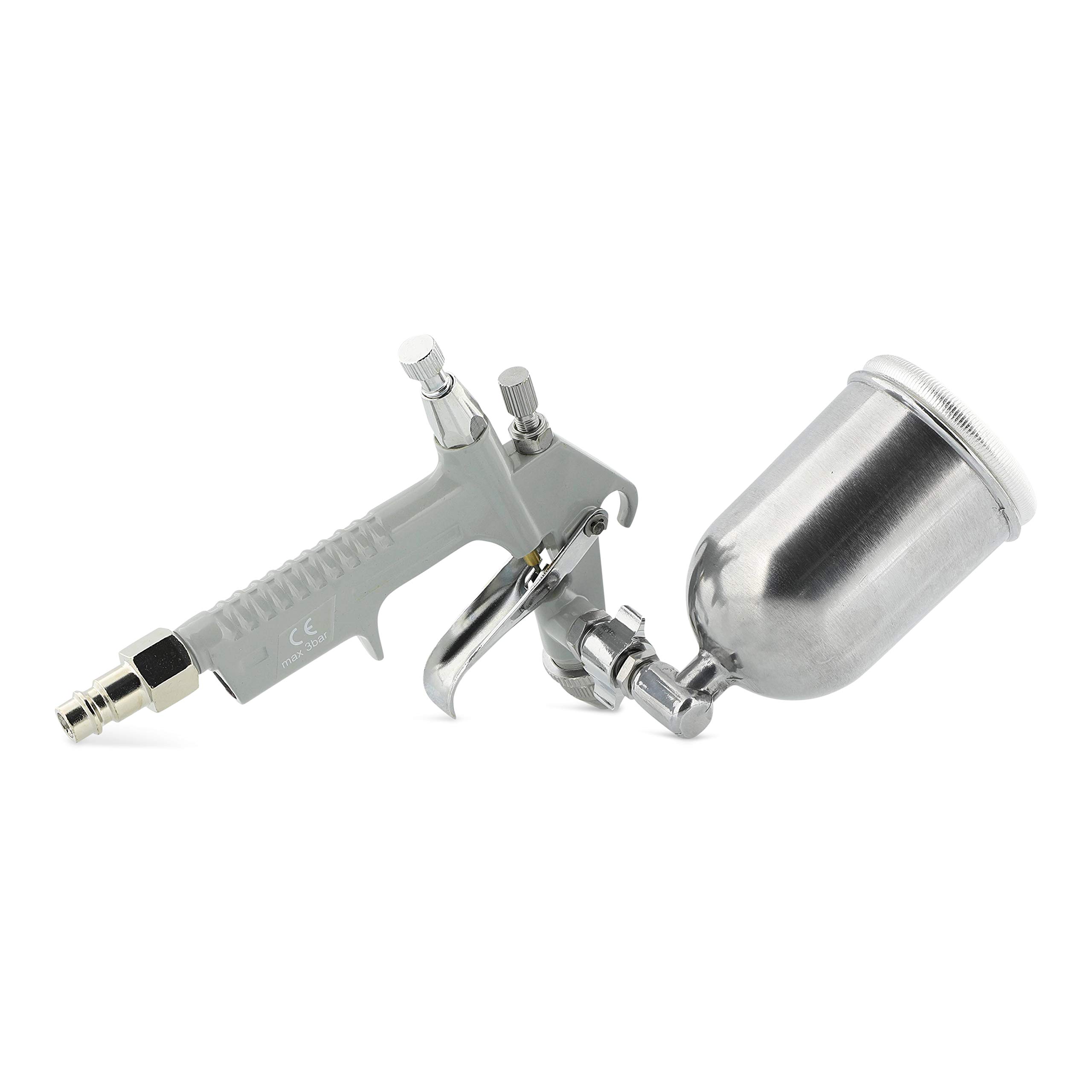 ABAC Pistola Pulverizadora de Pintura G-542F - Recipiente de Pintura 100 ml - Boquilla 0,8 mm