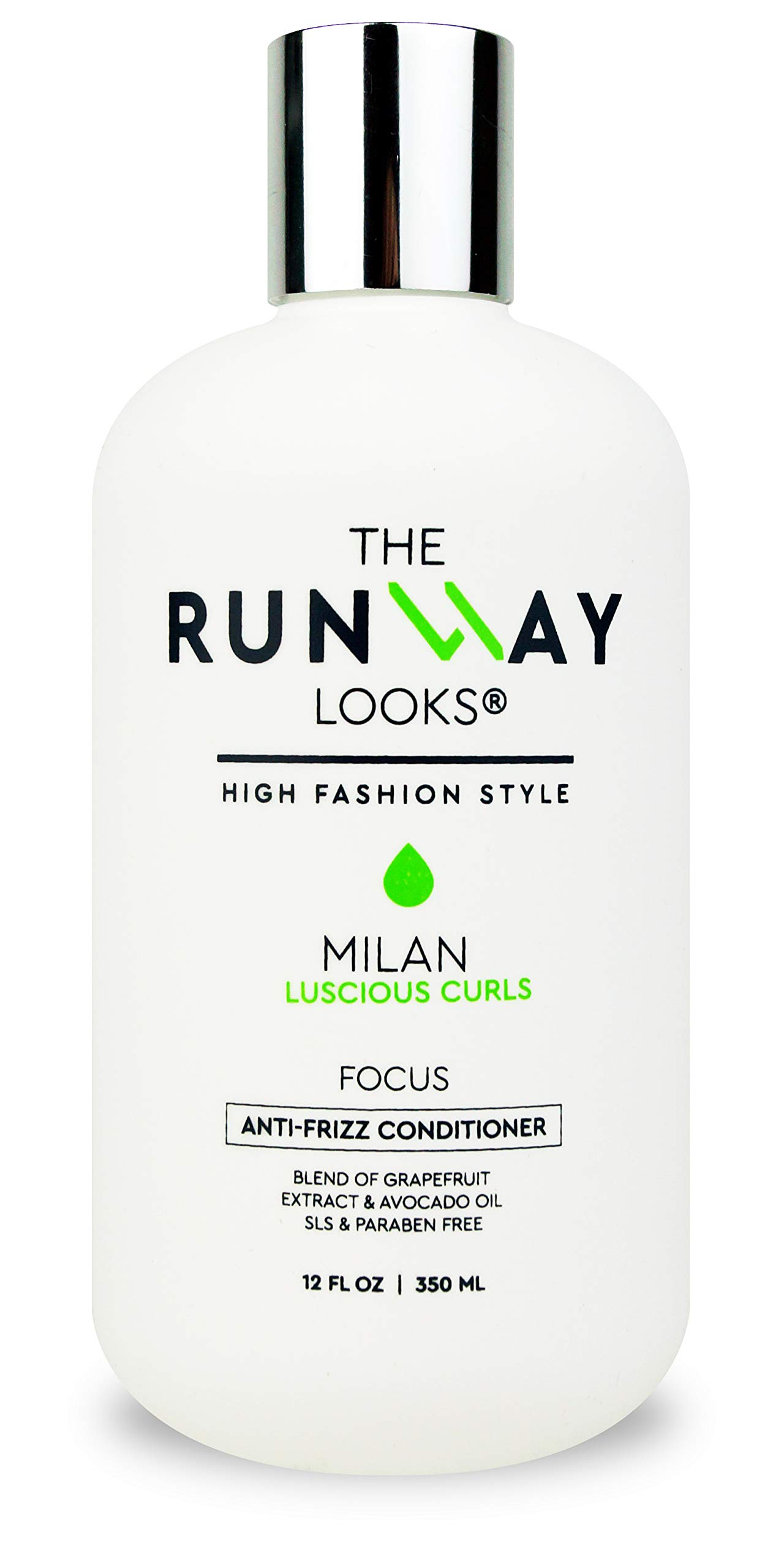 Luscious Curls Anti-Frizz Conditioner, Curls Definition & Shine With Grapefruit Extract, Anti-Frizz Care, Intense Hydration, Restores Hair Vibrancy (12oz)