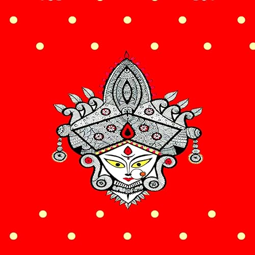 Miniatura 5 de LoveNspire Decoración Durga Puja, Banner Durga Pooja, Fondo Durga Pooja, Fondo Navratri, Fondo Pooja, Telón de fondo de tela, Fondo Indio, Tela