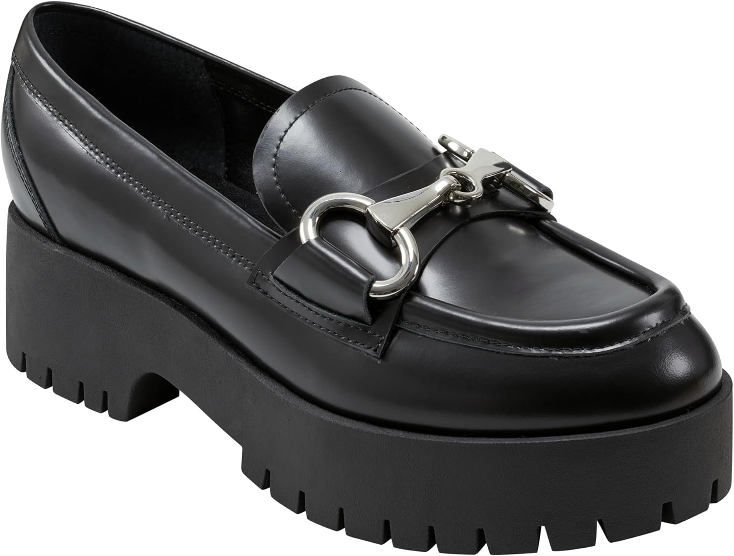Marc Fisher LTD Women's Wilmer Loafer, Black 001, 10