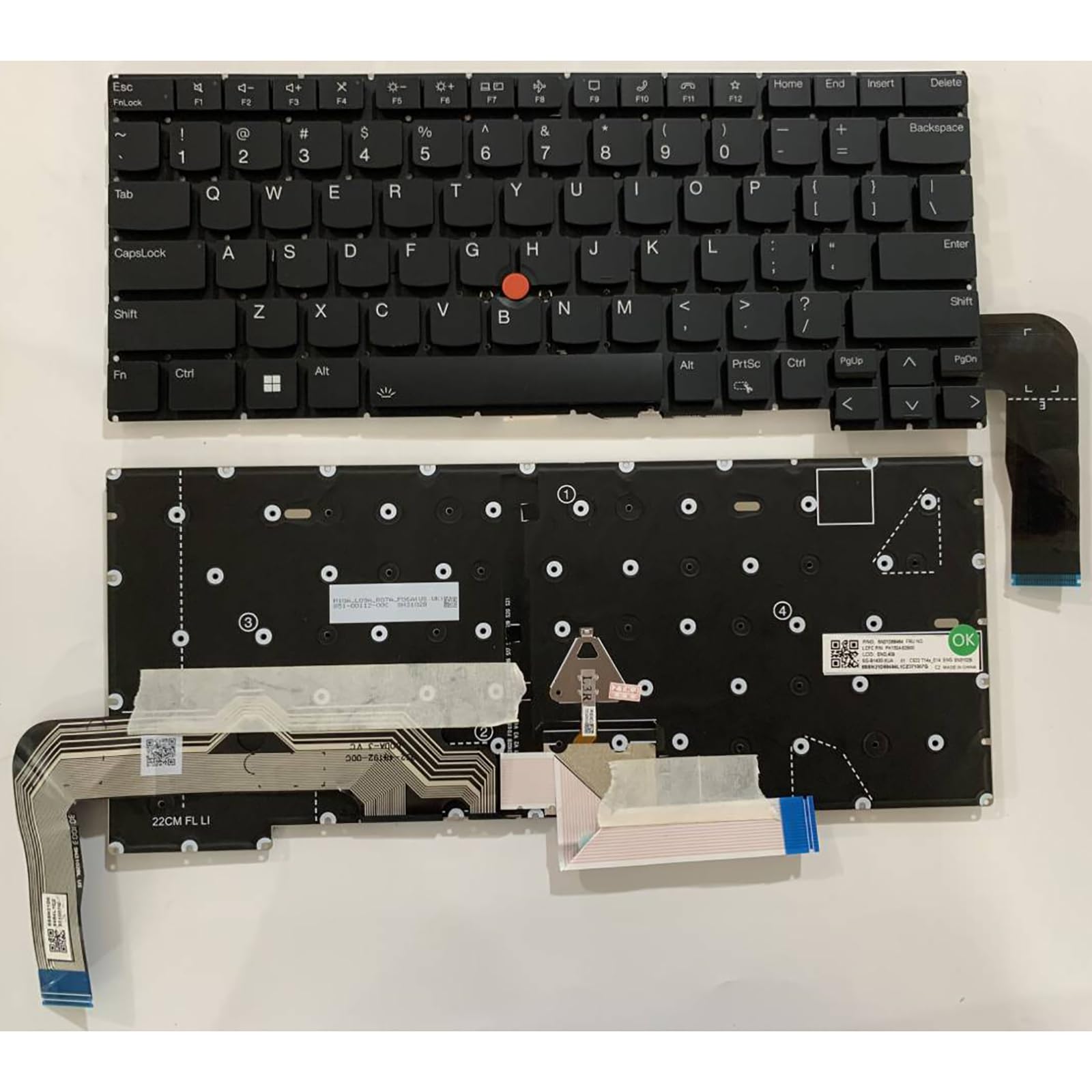 Clavier US pour Thinkpad T14S Gen3 idéal pour le code et la saisie Lenovo - 6