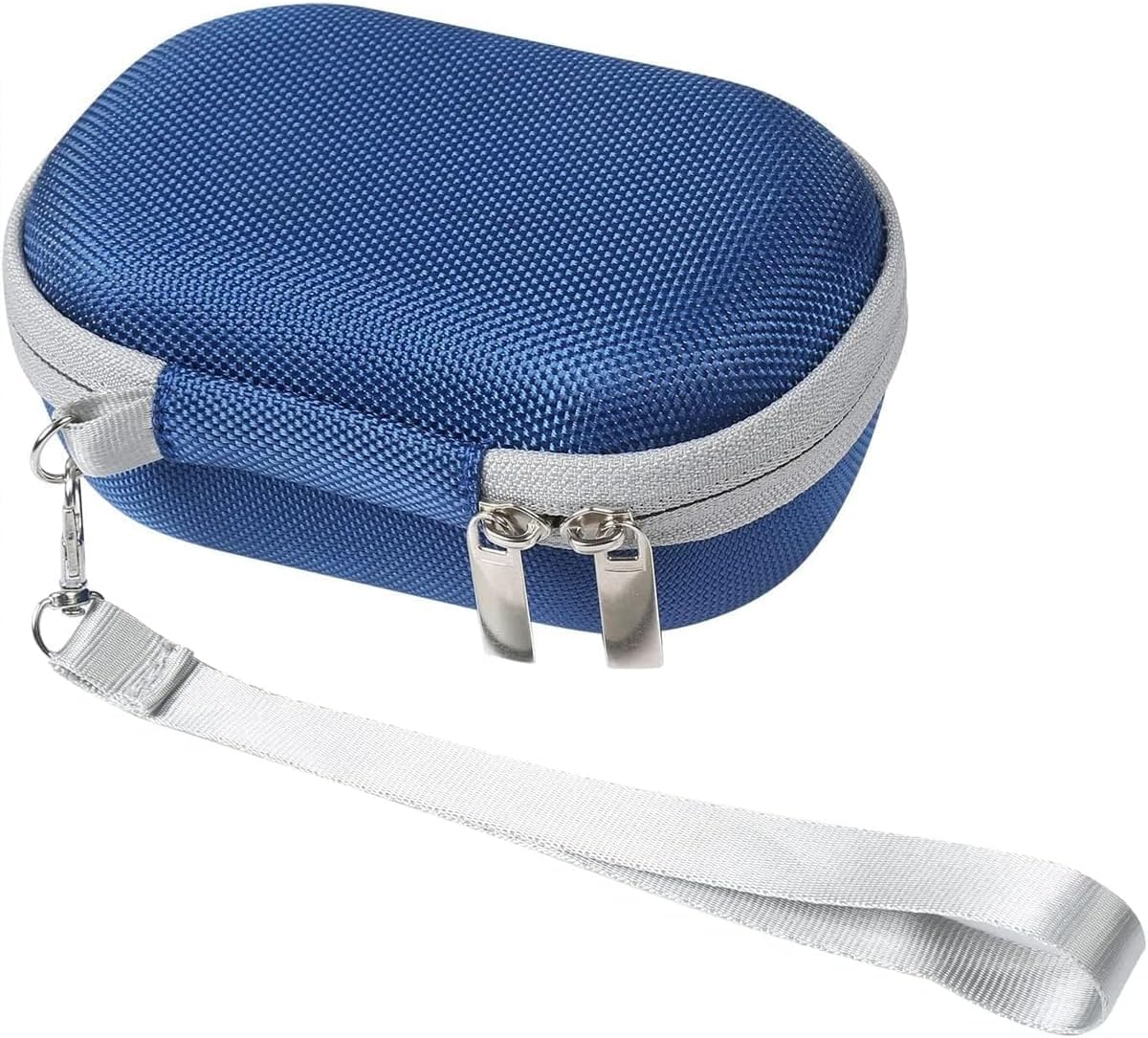 Hard Travel Case Compatible with Logitech M510/M330/M720/Signature M650 L/G305/G304/MX Anywhere 3/G Pro/G PRO X/G703 Wireless Mouse,Mesh Bag for Cards (blue)