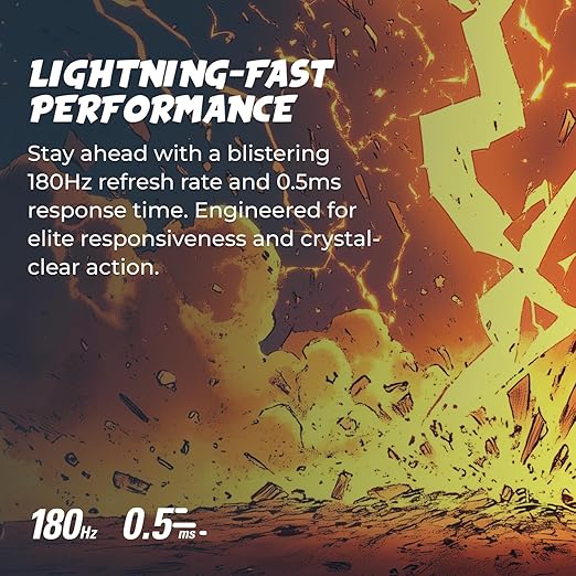 Monitor Curvo Ultrawide Gaming 34" WQHD 180Hz 0.5ms miniatura 2