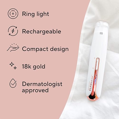 Miniatura 3 de Finishing Touch Flawless Retoque corporal, maquinilla de afeitar eléctrica para mujeres, afeitado más cercano para rastrojos, depilación corporal