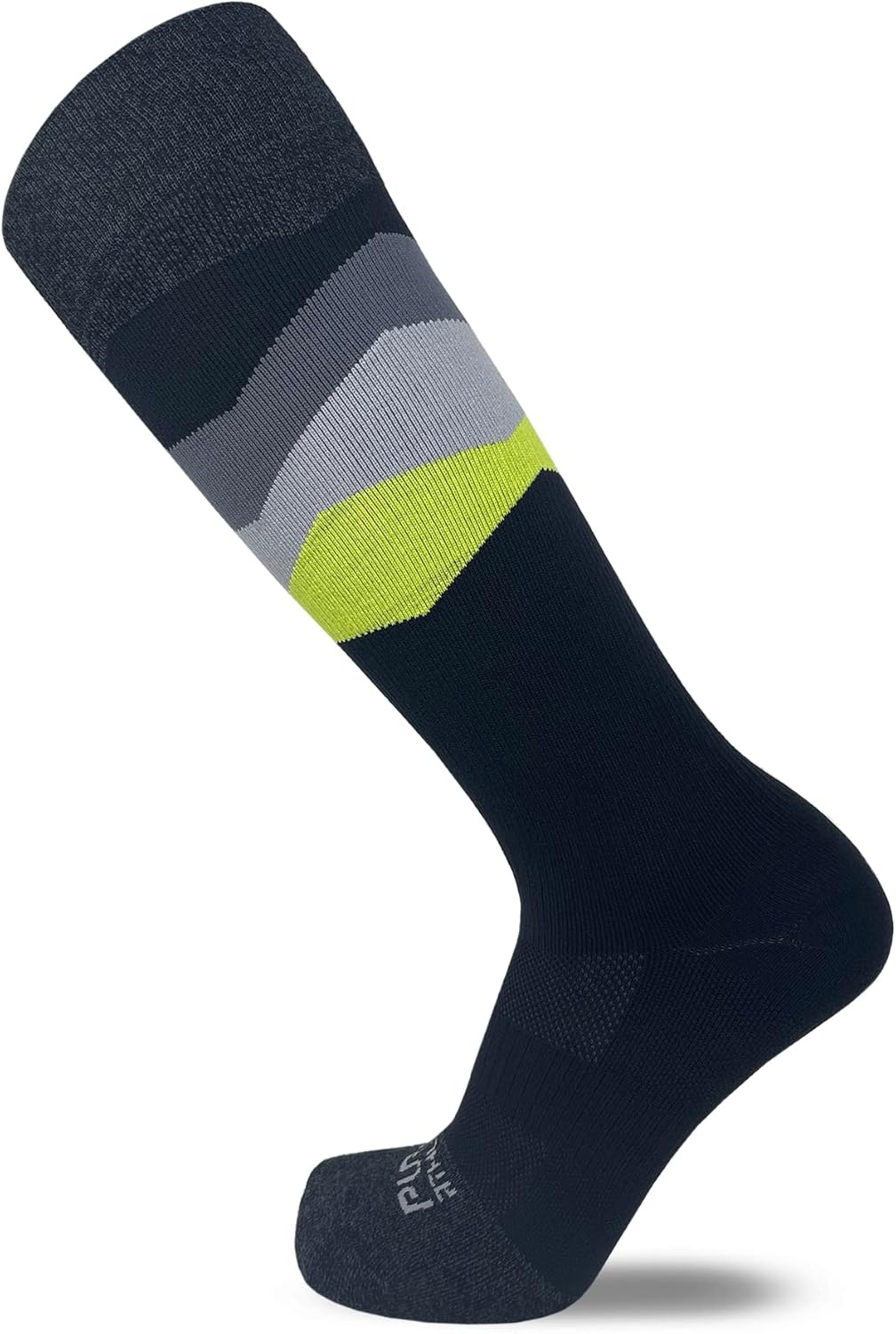 Pure Athlete Eco Friendly Winter Ski Socks - Sustainable Cold Weather Hiking Snowboard Socks