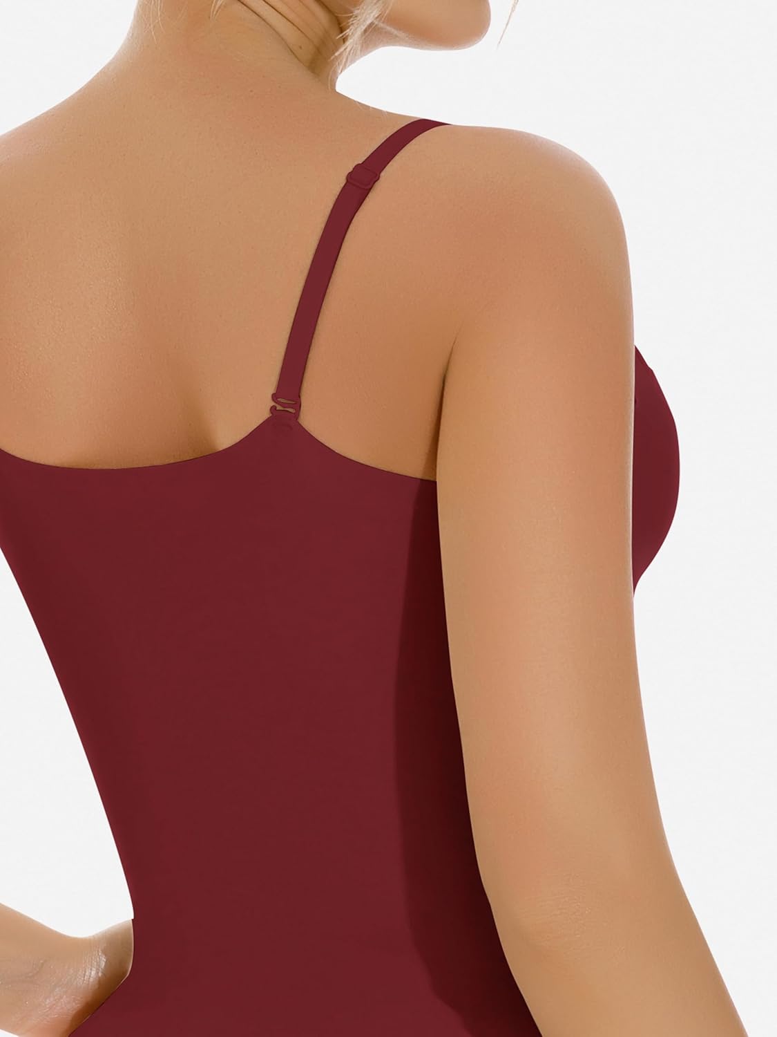 Artdear Women's Square Neck Tank Top Basic Spaghetti Straps Camisole Sexy Summer Cami Crop Tops Air Touch Fabric - Image 3