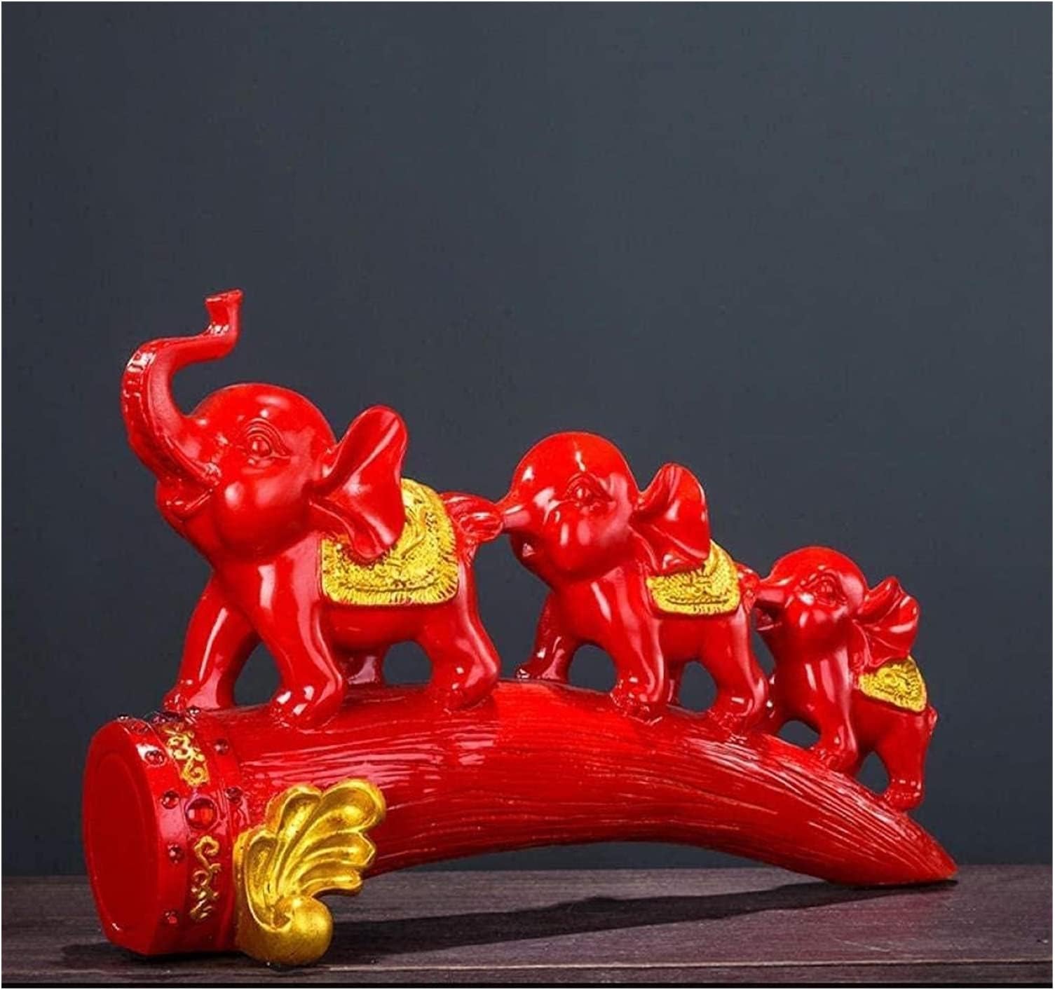 Sculpture Crafts Decor Crafts Abstract Figurine Garden Gifts Sculpture Statue Collectible Figurines Sculptures Decorations Decorations Statue Eleph household ( Color : Christmas Reindeer -Style5 )