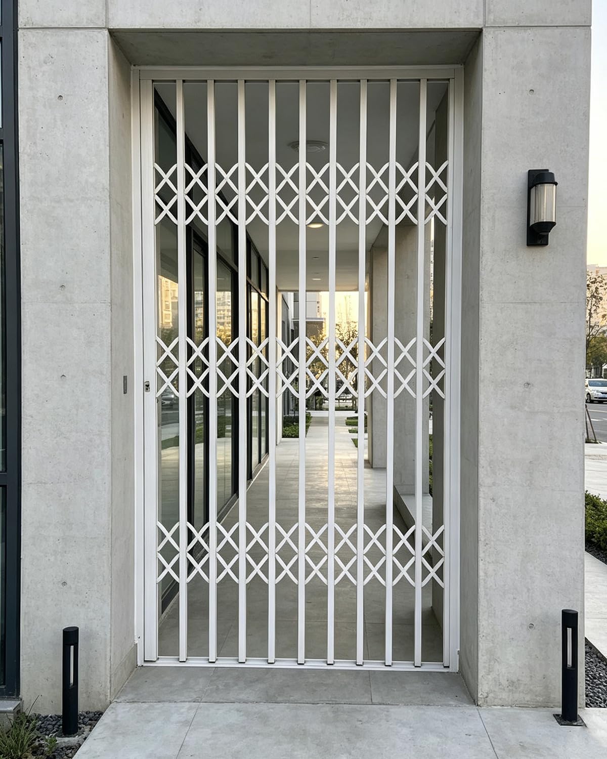 Fenstergitter Einbruchschutz Große Einbruchsichere Schiebetür-Sicherheitsstange | Einbruchschutz-Fenstersicherheitsstangen zum Schutz von Kindern und Haustieren, Aluminium-Schutzgitter für Innen und Außen