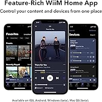 Vista 7 de WiiM Mini AirPlay 2 - Streamer de audio inalámbrico, estéreo multihabitación, preamplificador, funciona con asistentes de voz Alexa y Siri