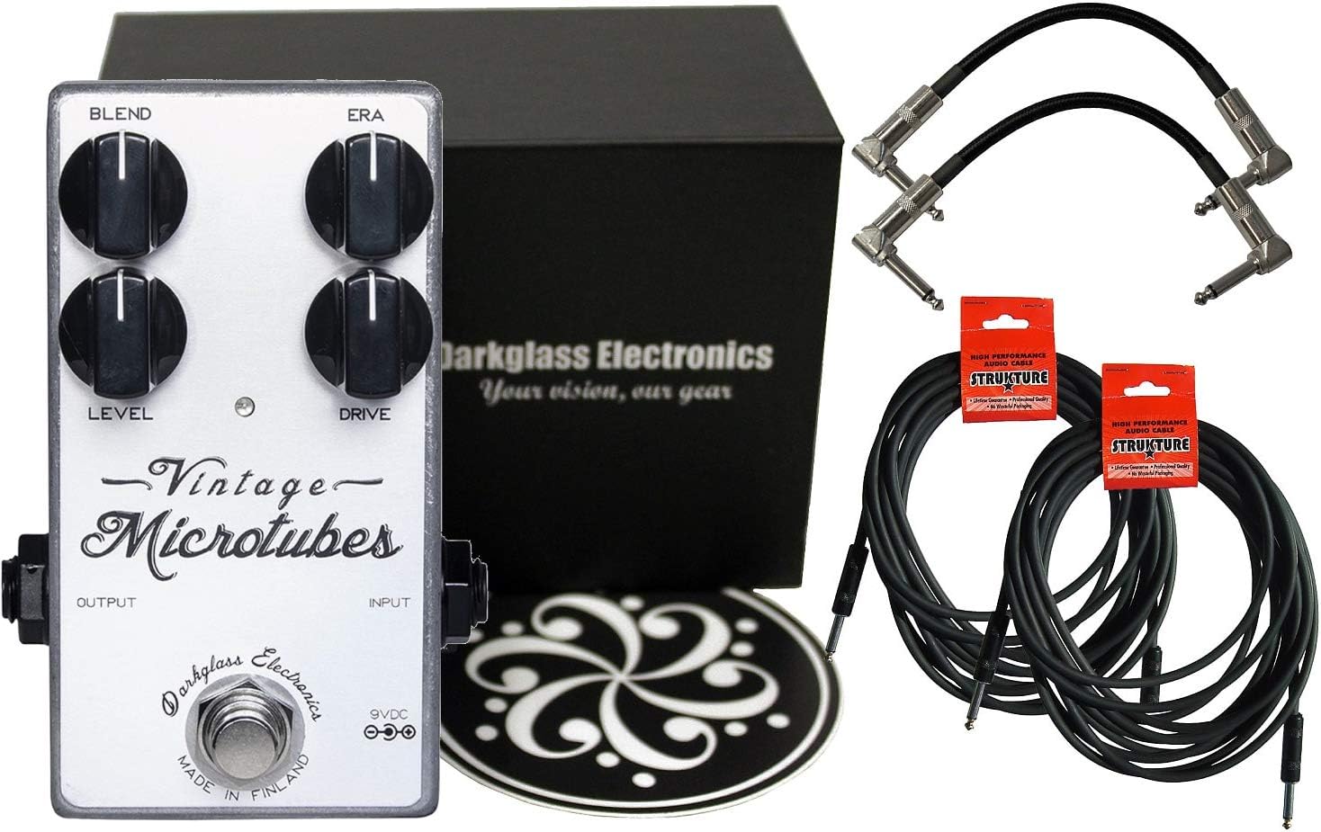 Darkglass Vintage Microtubes Bass Overdrive w/ 4 Free Cables!
