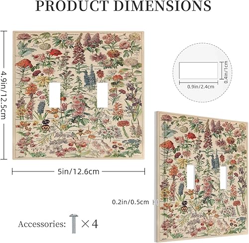 Vista 226 de Cubiertas decorativas de salida de estrella de mar playera, tablero de madera azul de concha de mar de 1 banda, decoración individual GFCI, placa