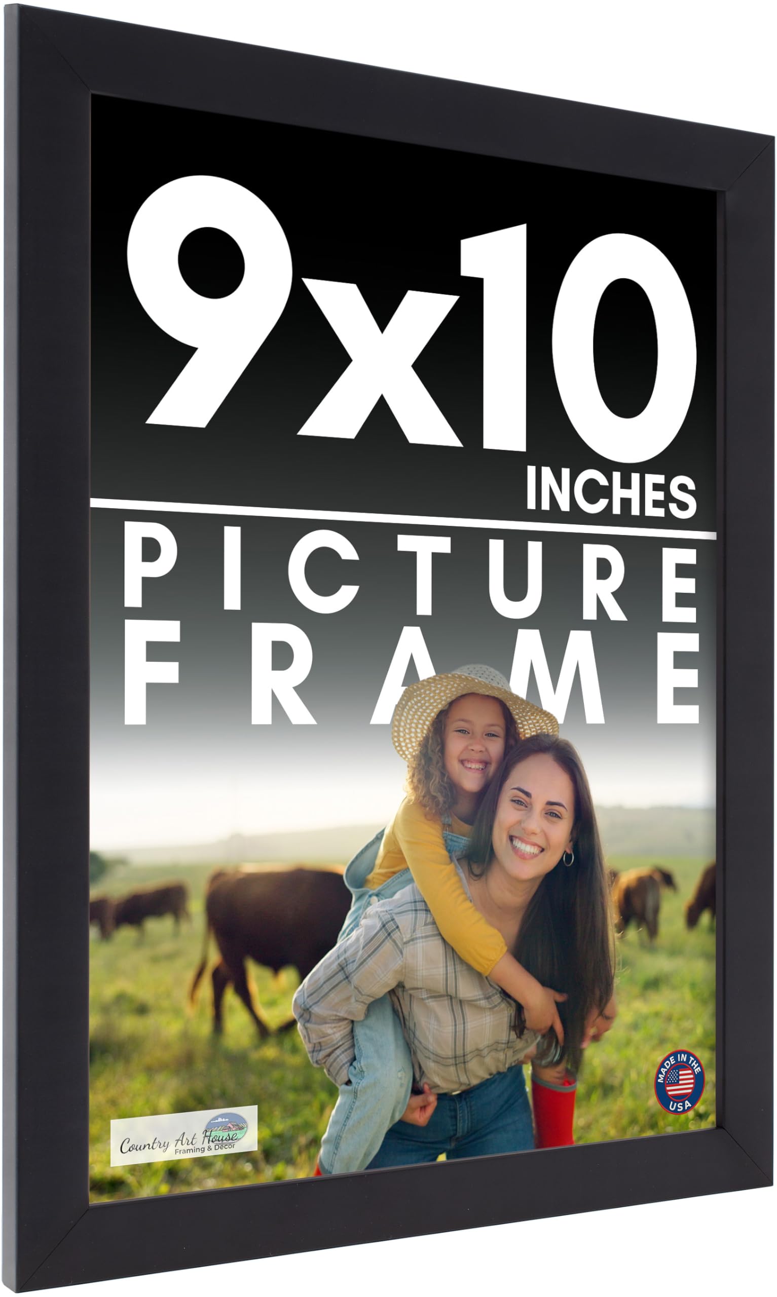 Amazon.com - 9x10 Frame Black Picture Frame - Complete Modern