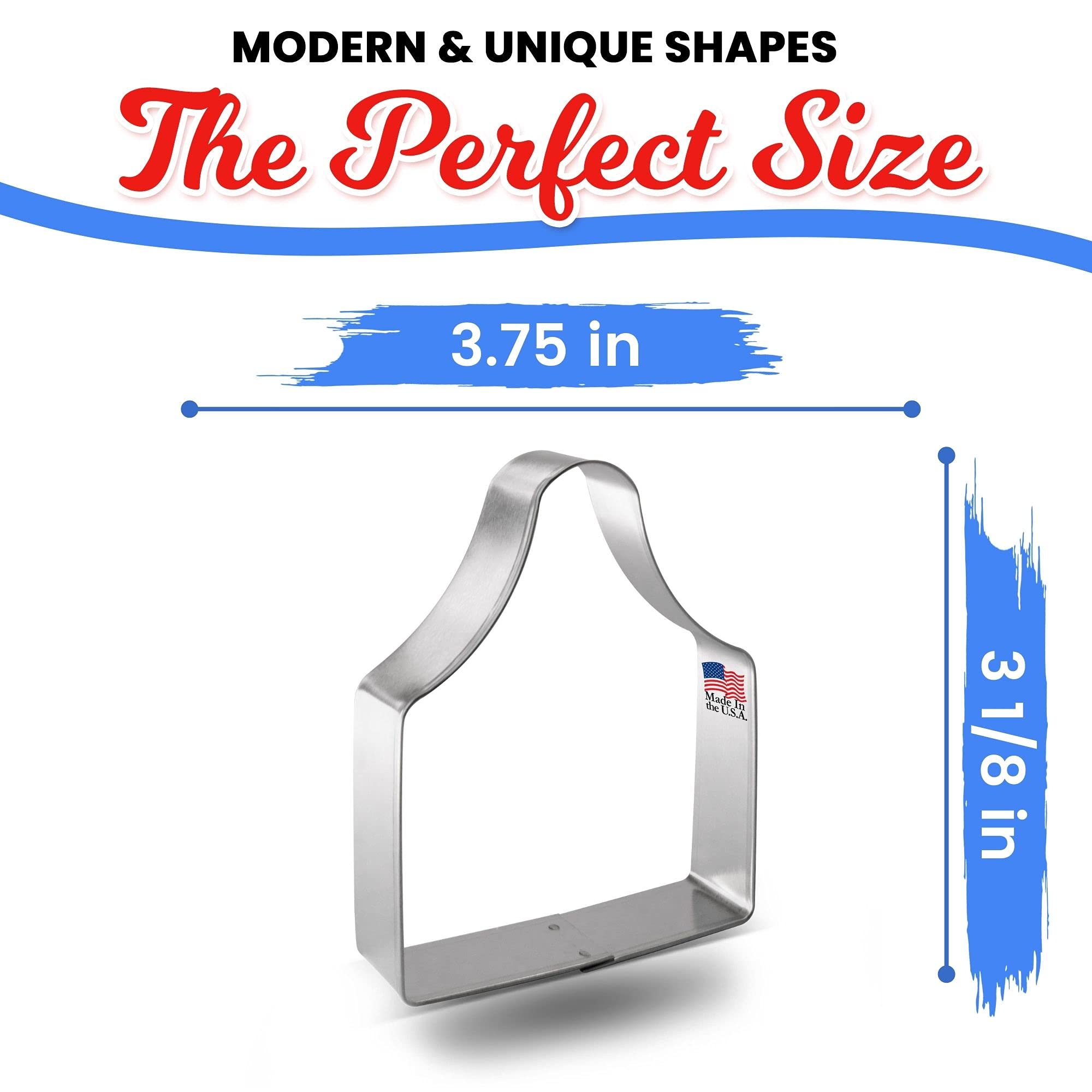 Cortador de galletas para placa de oreja o pan de 4 pulgadas B1530 – Foose Cookie Cutters – Estados Unidos placa de acero