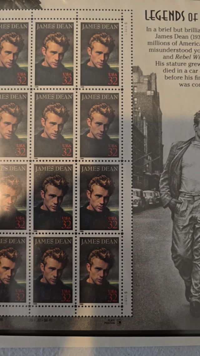 James Dean 切手シート　レア 718qpIiVCEL.jpg