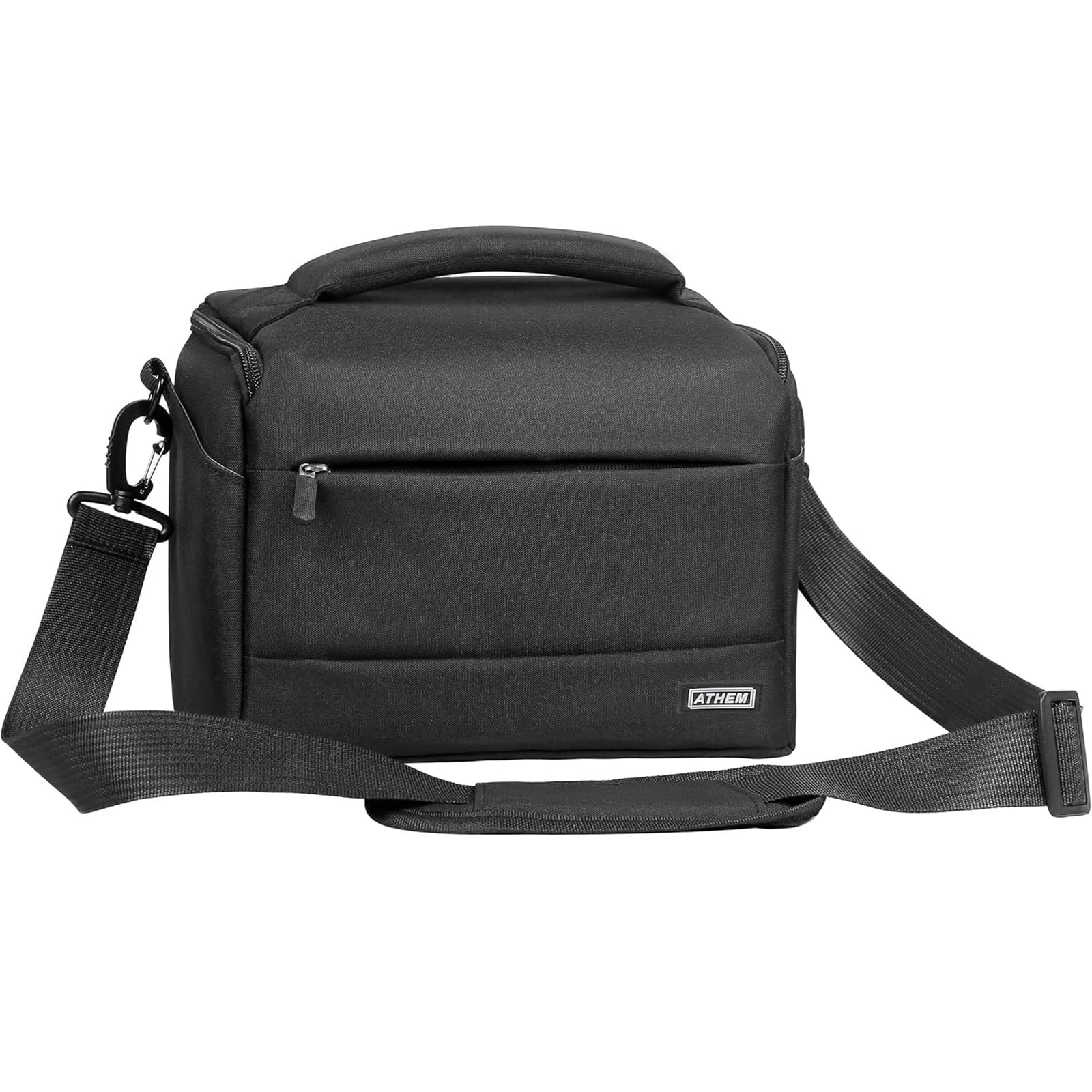 ATHEM DSLR Camera Bag, Waterproof Shockproof Camera Sing Shoulder Bag, Camera Case, Camera Bags for Camera Body and Lens, with Waterproof Cover, Suitable for Canon, Sony, Fuji, Etc