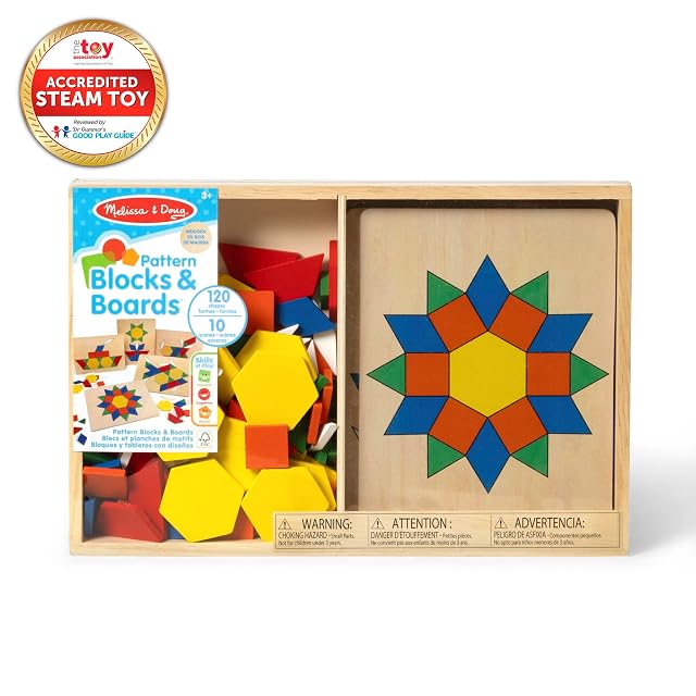 Foto 3 de 8 de Melissa & Doug Bloques Y Tableros con Diseños