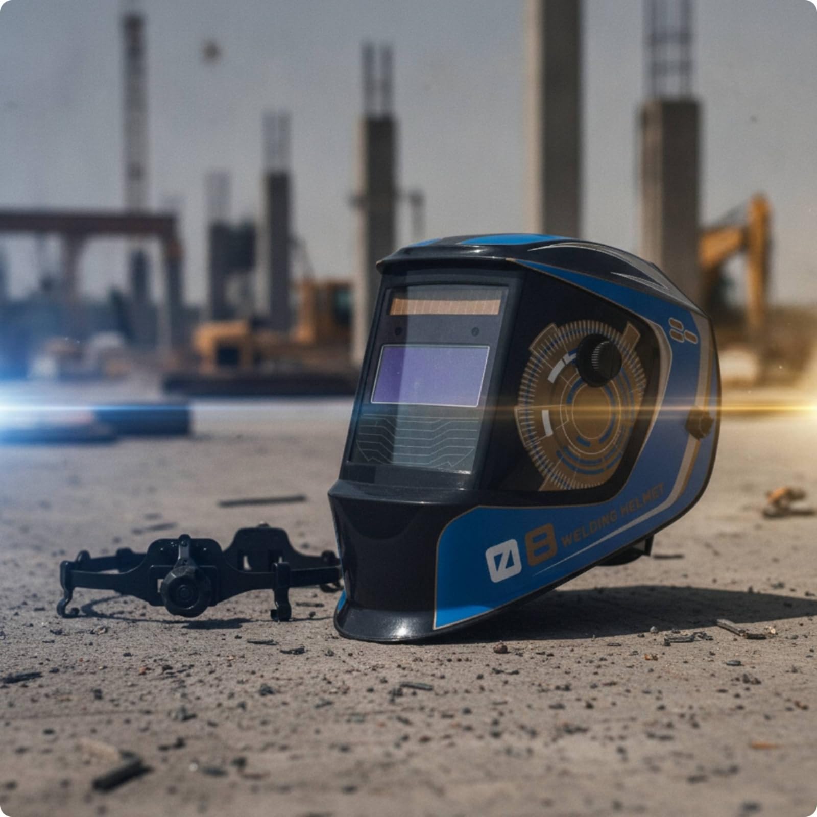 B Baosity de Soldar Profesional Máscara con, Casco De Soldadura De Color Verdadero