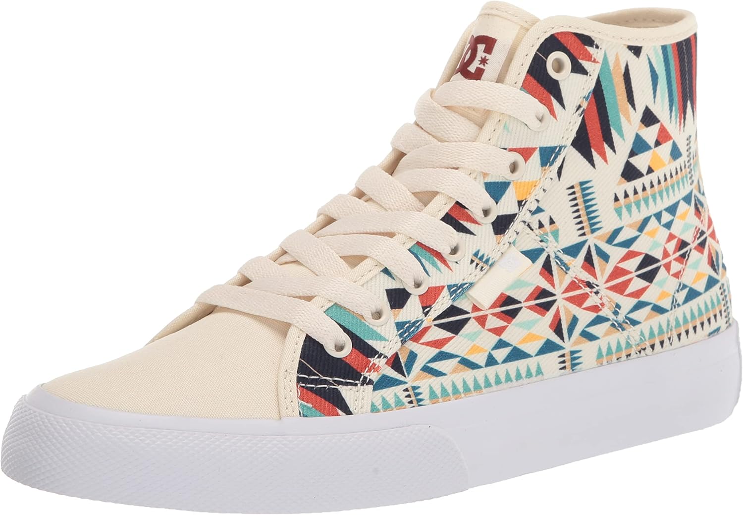 DC Women's Manual Hi Txse Low Shoe Skate, White, 7