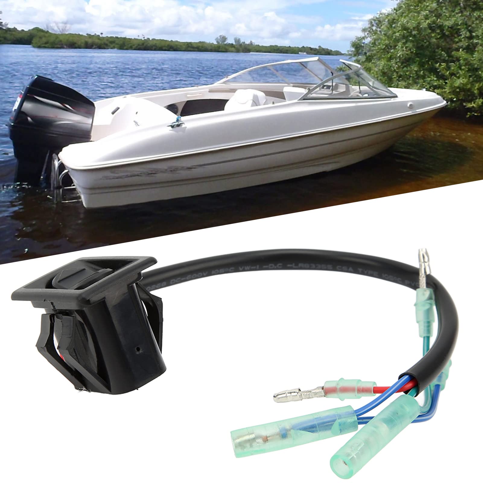Yctze Trim Tilt Switch 896620 87 8M0042301 18286A13 18286A25 Power Trim Switch Asamblea para Mariner Tracker 30‑300 HP Force 40‑120 HP