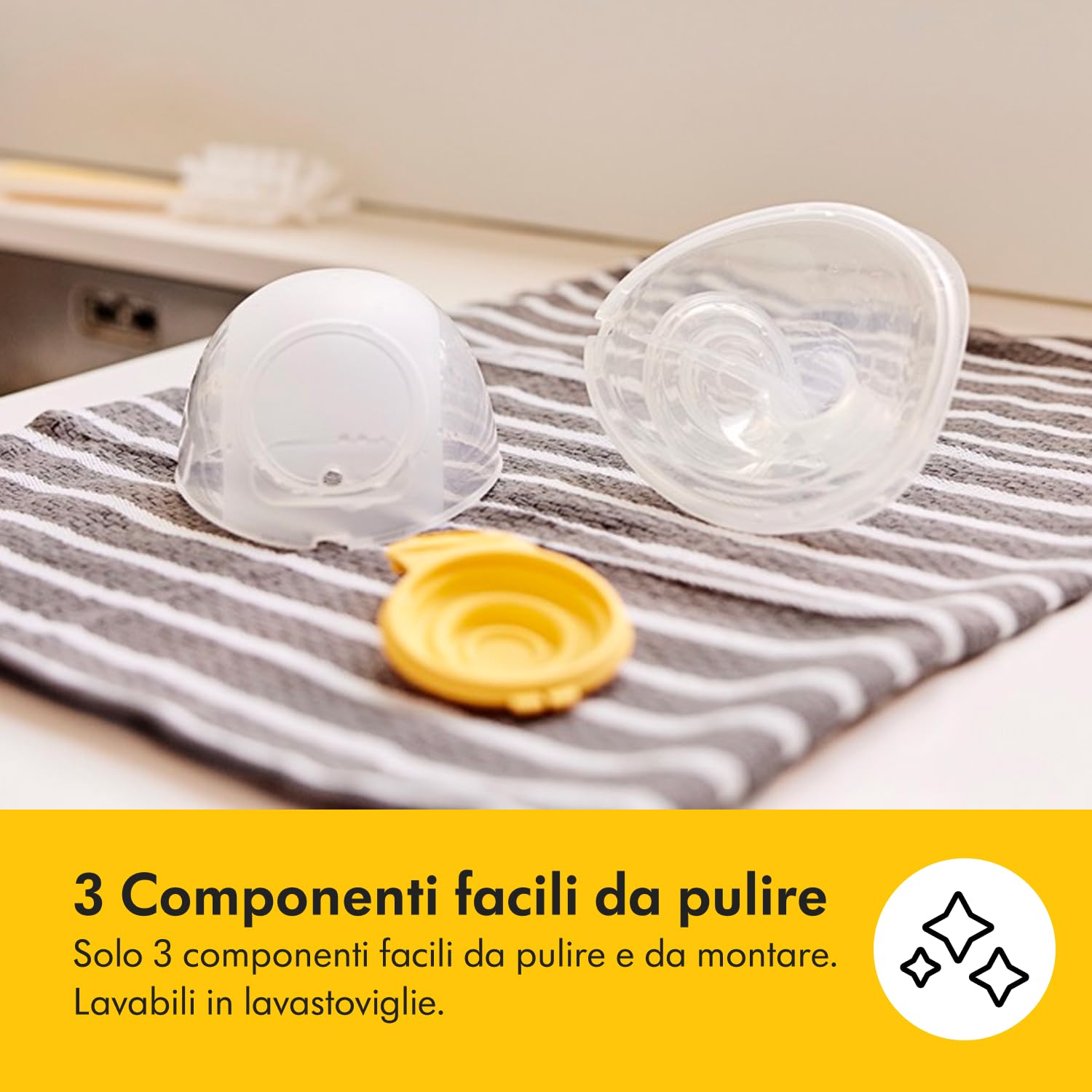 Medela Solo Hands-free Tiralatte Elettrico Singolo, Design Portatile Leggero e Compatto, Compatibile con App Medela Family