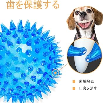 Amazon | YFFSFDC 犬おもちゃ 噛むおもちゃ 犬用ボール音の出る