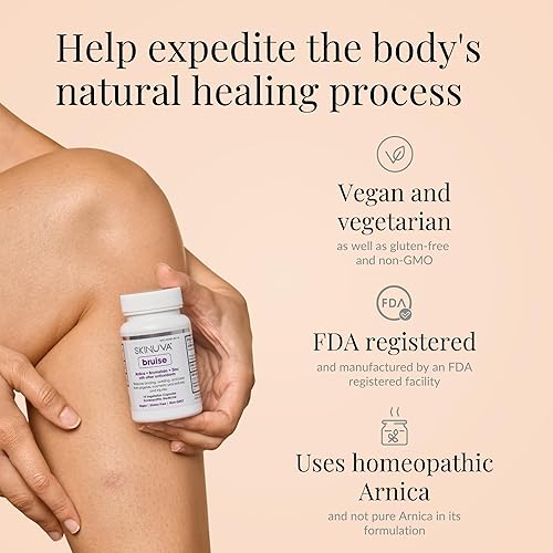 Miniatura 7 de Skinuva® Sistema de cuidado completo: cicatrices (1 oz), Brite (1 oz) y moretones (14 cápsulas) – Ayuda a reducir cicatrices, decoloración,