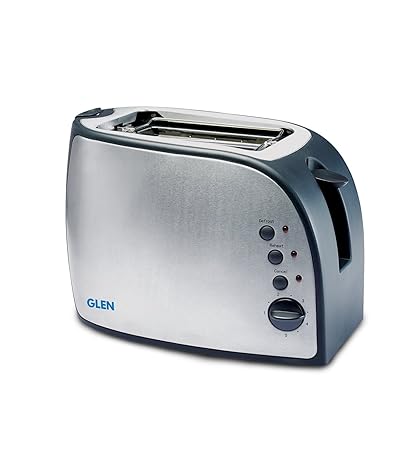 Glen Auto Pop Up Toaster 3018 with Stainless Steel Body