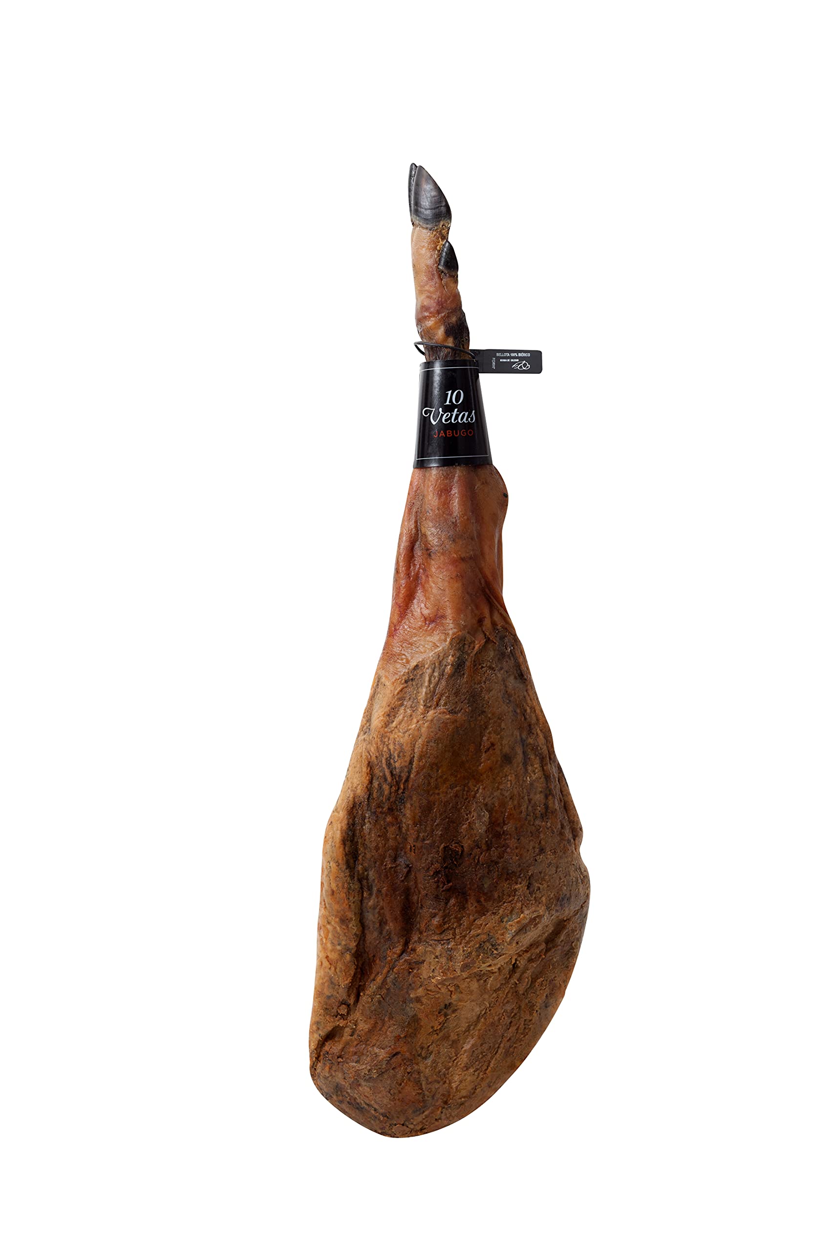 10 Vetas - Jamón Bellota 100% Ibérico, tramo de 7 a 8 kg de peso 7500 g